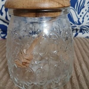 The Pioneer Woman "Vintage Floral Collection" Honey Jar w/ lid & deeper